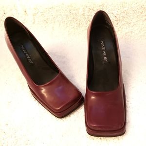 Retro Square Toe with Block Heels